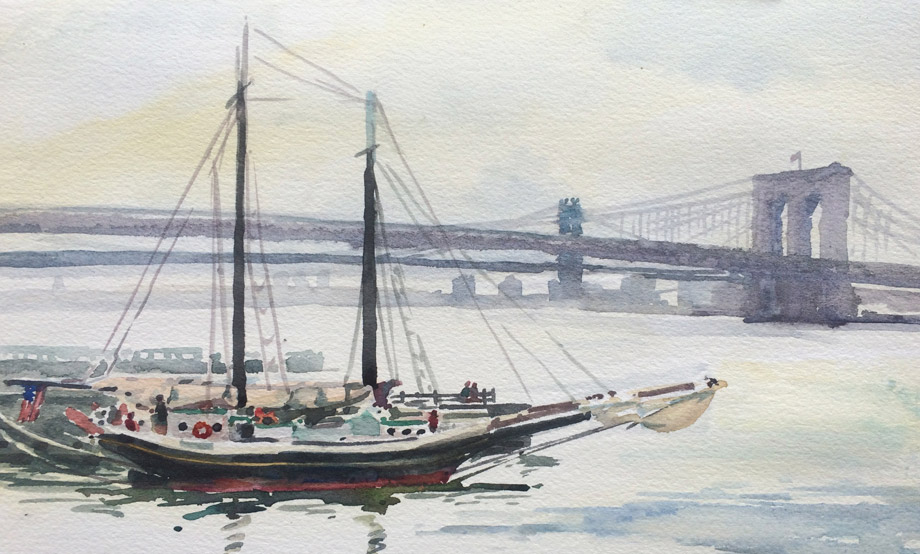 Watercolor on the Waterfront