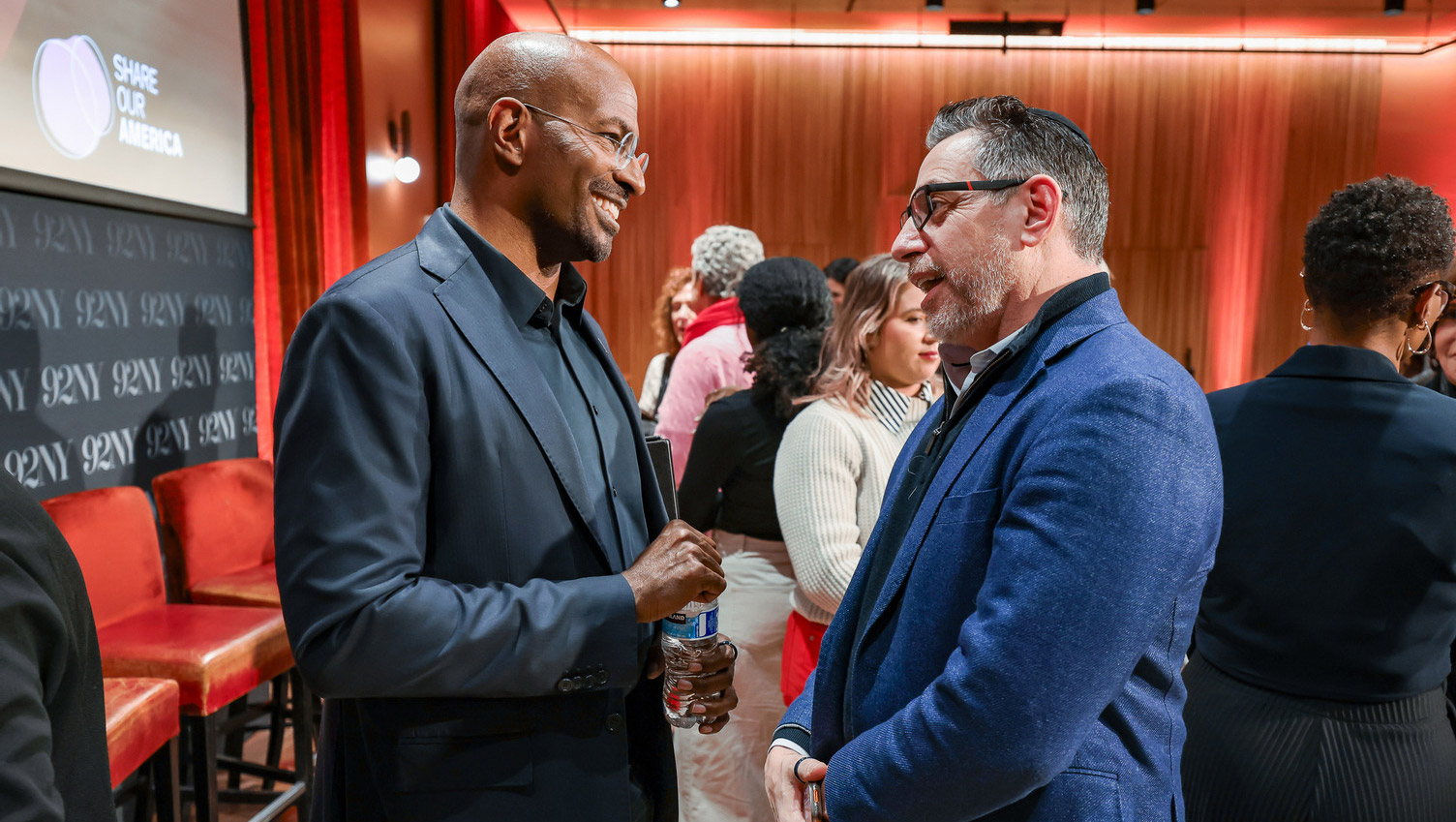 Van Jones with Rabbi David Ingber