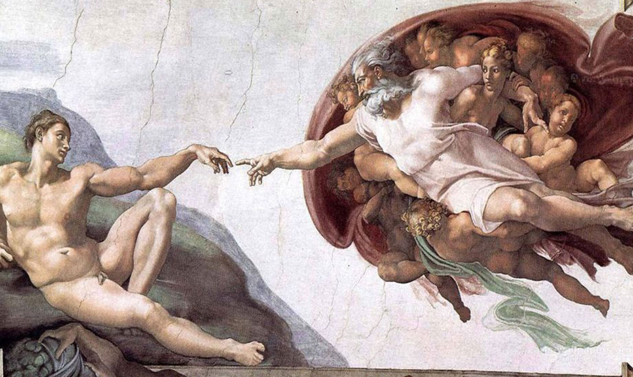 Michaelangelo's Creation of Adam